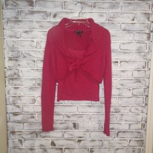 INC sweater set with tank